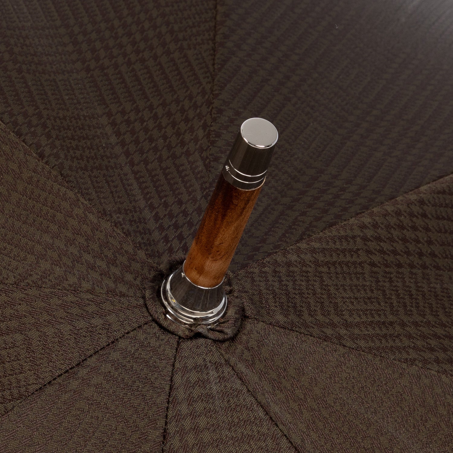 Francesco Maglia x MJ: Stick Umbrella "Lord" with Solid Wood Frame and Maple Wood Handle - Purely handmade